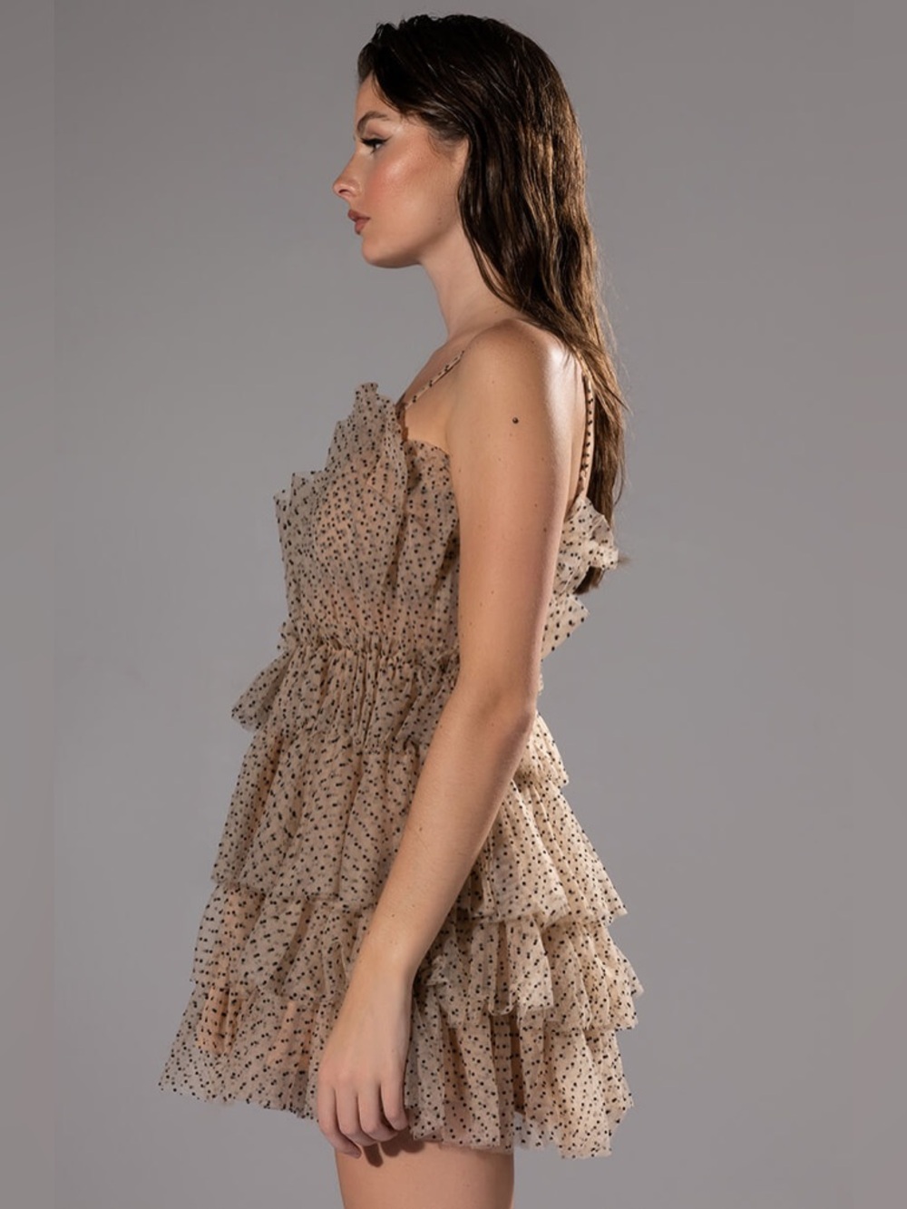 AKIRA Ruffle Layered Dress - Picture 5 of 8